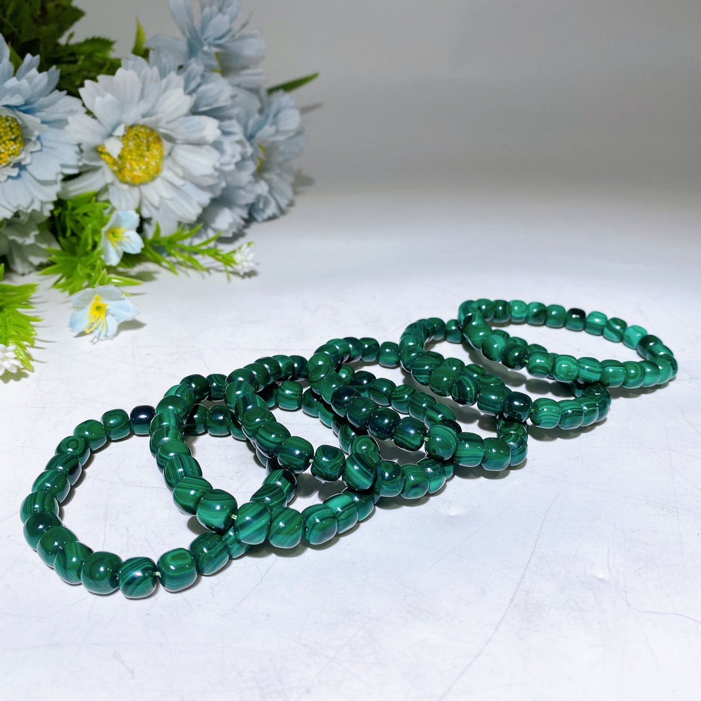 8mm Malachite Bracelet Crystal Healing Bulk Wholesale