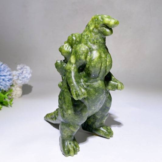 4.6"-5.9" Serpentine Godzilla Carving Crystal Healing Bulk Wholesale