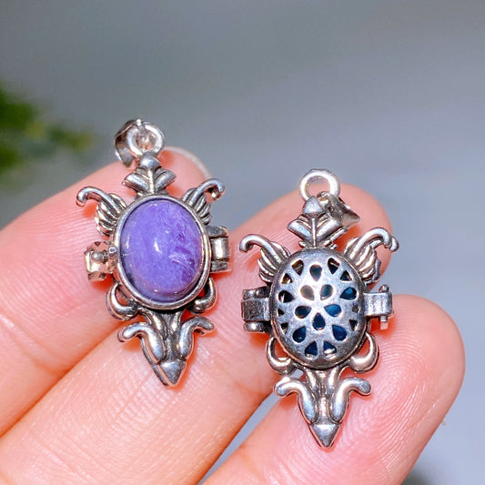 25mm Multi-Material Natural Crystal Pendant Wholesale