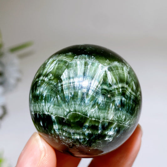 40mm Seraphinite Sphere Crystal Healing Bulk Wholesale