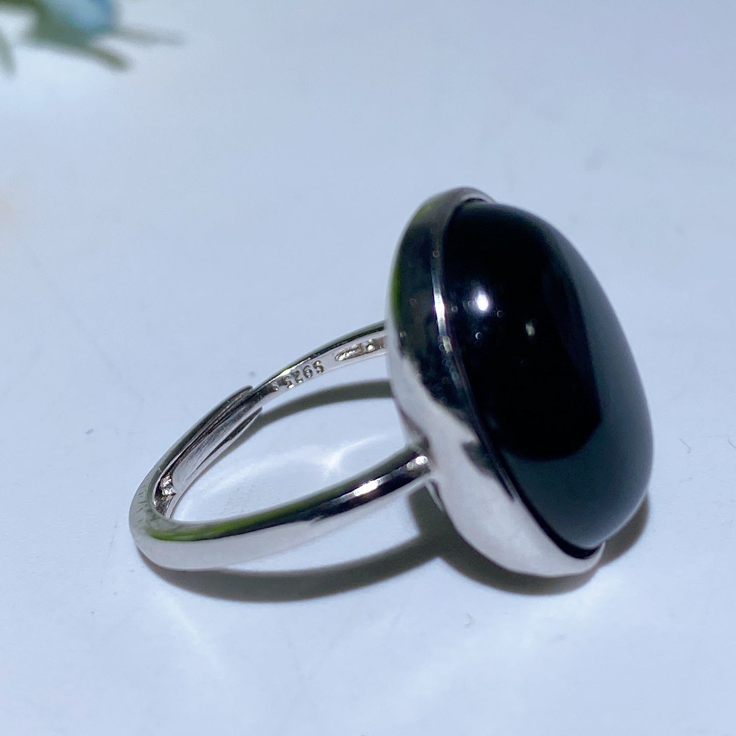 16-20mm Adjustable White Copper Rings Crystal Healing Bulk Wholesale