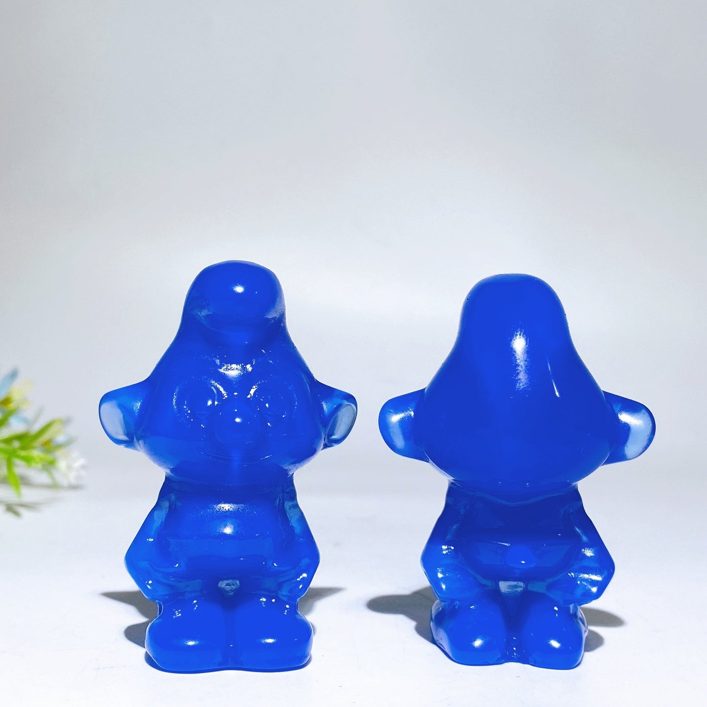 2.4" Blue Opalite Elf Carving Crystal Healing Bulk Wholesale