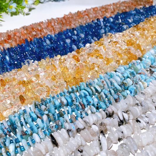 8-10mm Crystal Chips String for Jewelry DIY Crystal Healing Bulk Wholesale
