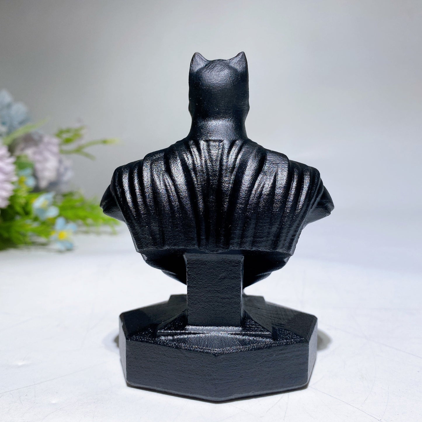 3.3" Black Obsidian Batman Carving Crystal Healing Bulk Wholesale