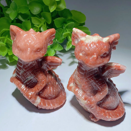 3.0" Jade Dragon Carving Bulk Wholesale