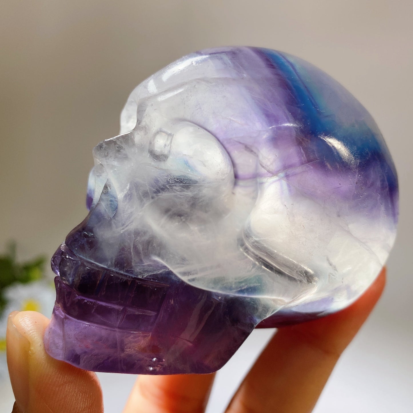 2.8"-3.5" Fluorite Skull Crystal Healing Bulk Wholesale