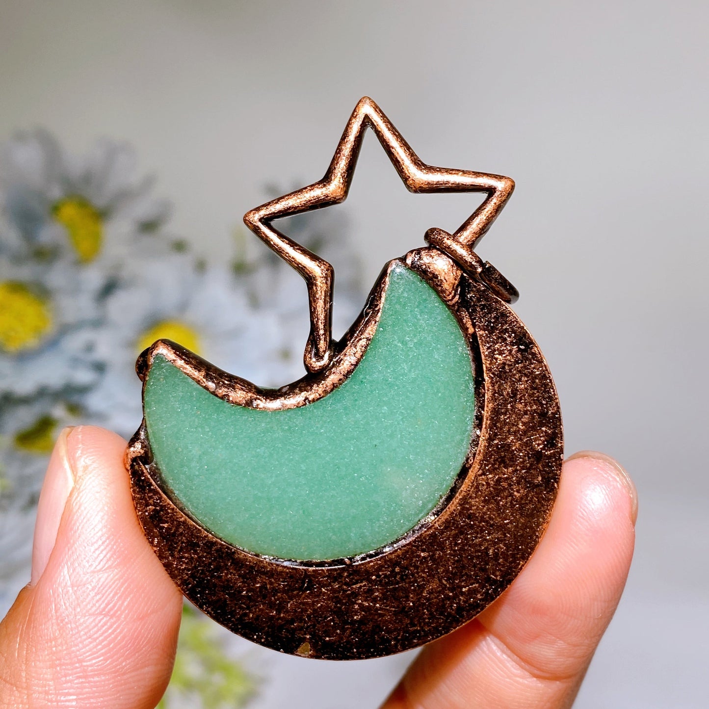 Crystal Moon & Star Pendant Bulk Wholesale