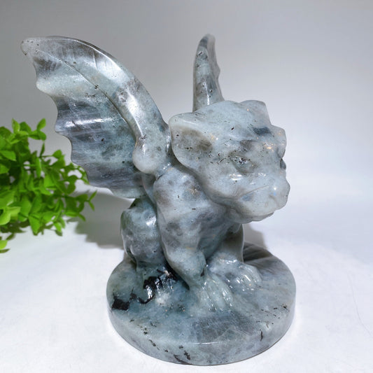 6.5" Labradorite Gargoyle Crystal Healing Carving Bulk Wholesale