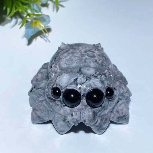 2.3" Crystal Spider Carving Crystal Healing Bulk Wholesale