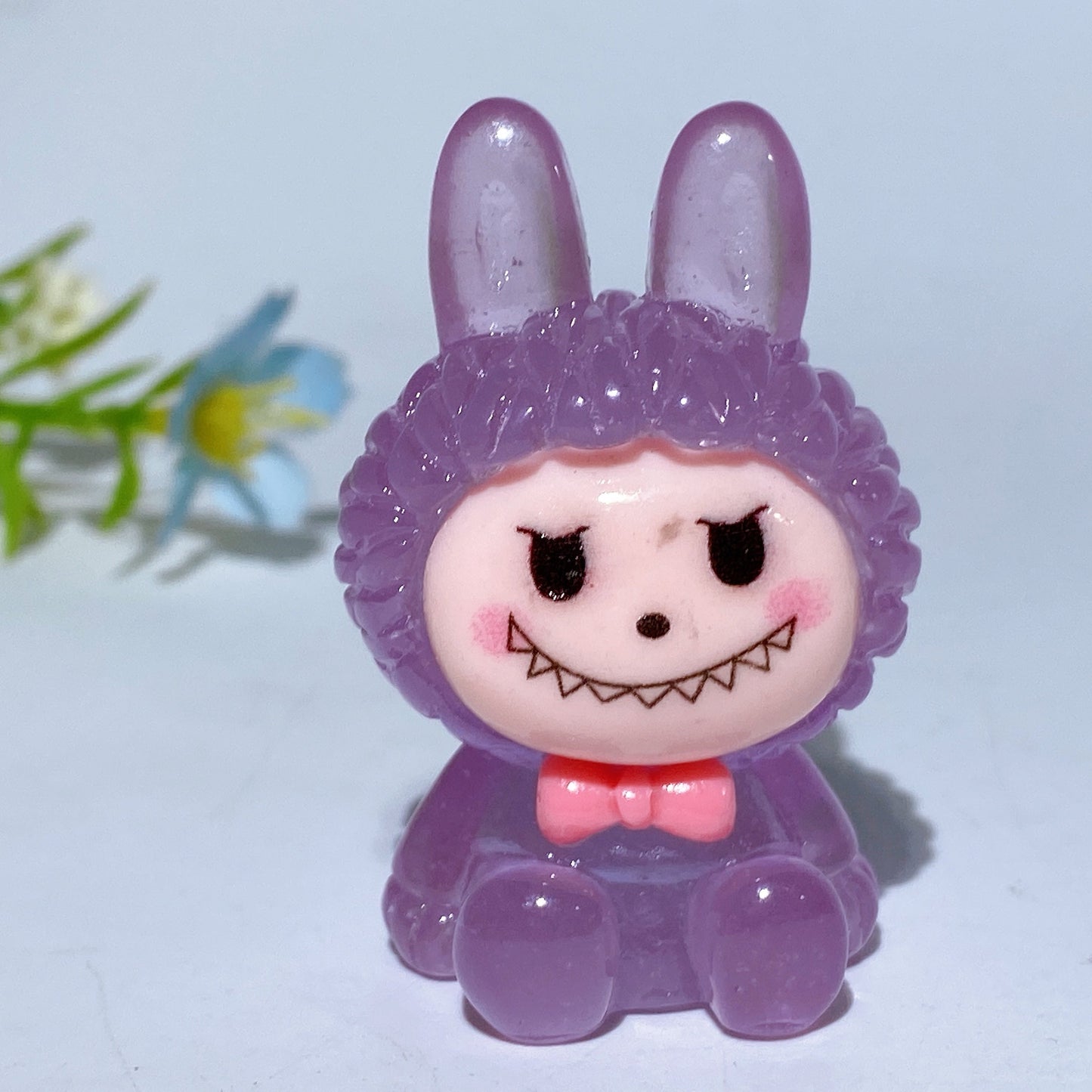 1.8" Luminous Labubu Carving Crystal Healing Bulk Wholesale