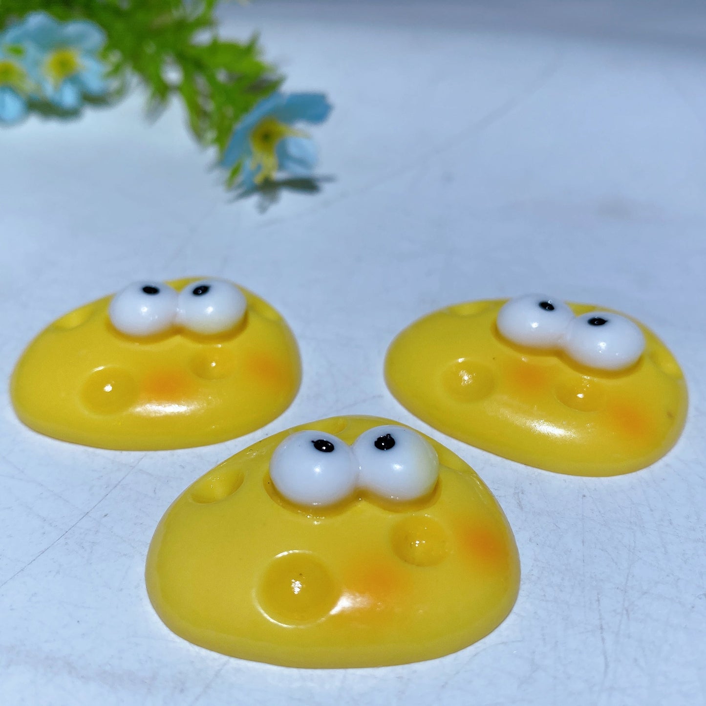 1.5" Resin Cheese Crystal Healing Bulk Wholesale