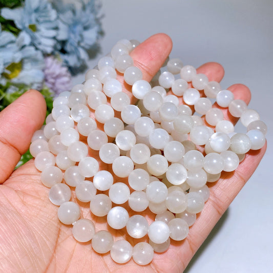 8mm Moonstone Bracelet Crystal Healing Bulk Wholesale