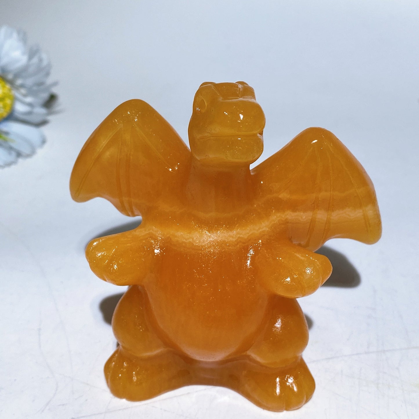 Orange Calcite Pokemon Carving Crystal Healing Bulk Wholesale