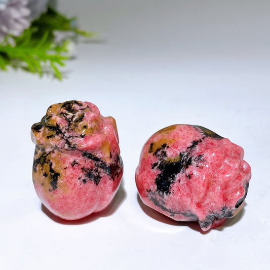 1.3" Crystal Rose Flower Carving Crystal Healing Bulk Wholesale