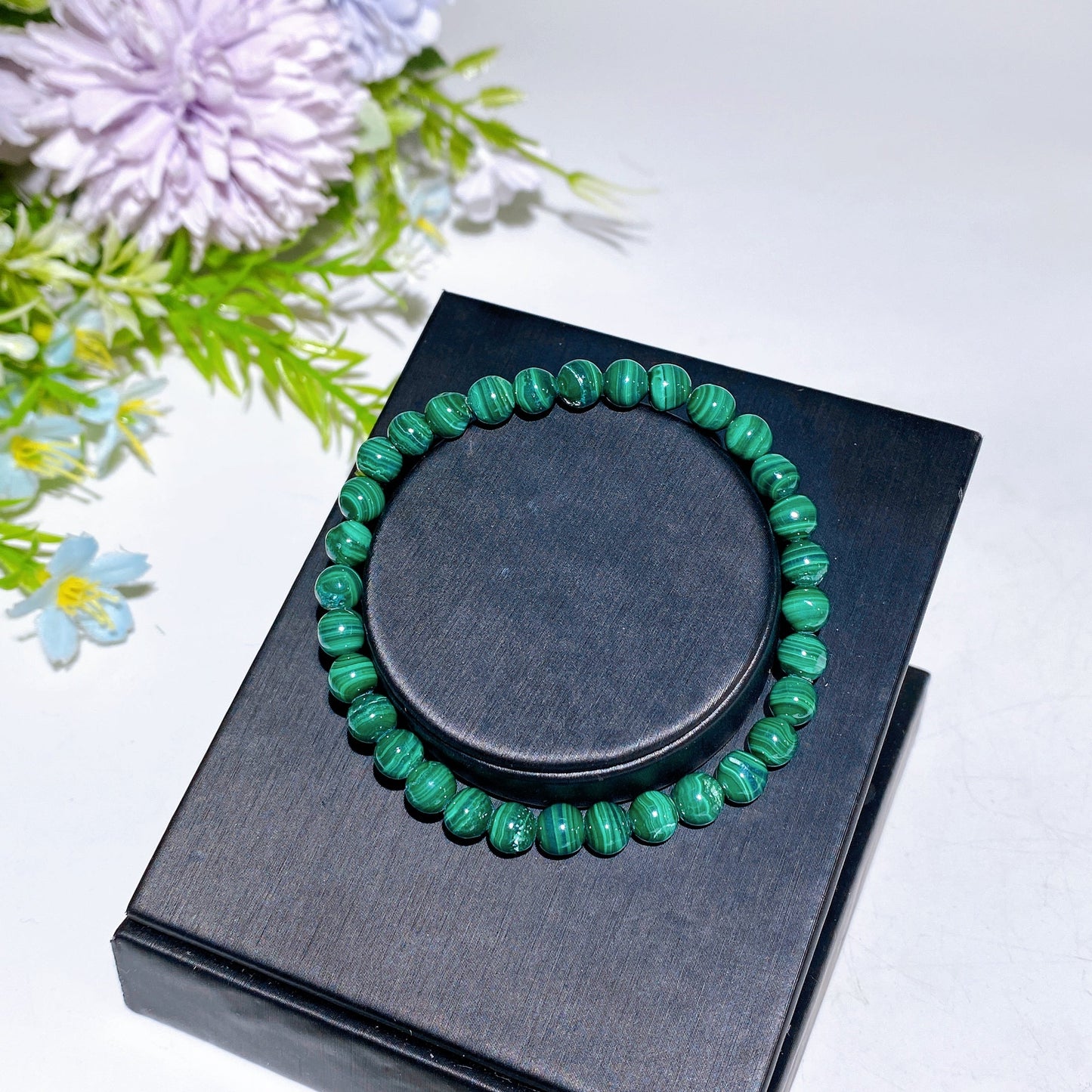 5mm Malachite Bracelet Crystal Healing Bulk Wholesale