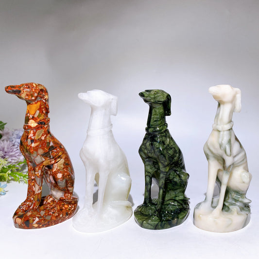 15cm Crystal Dog Carving Crystal Healing Bulk Wholesale