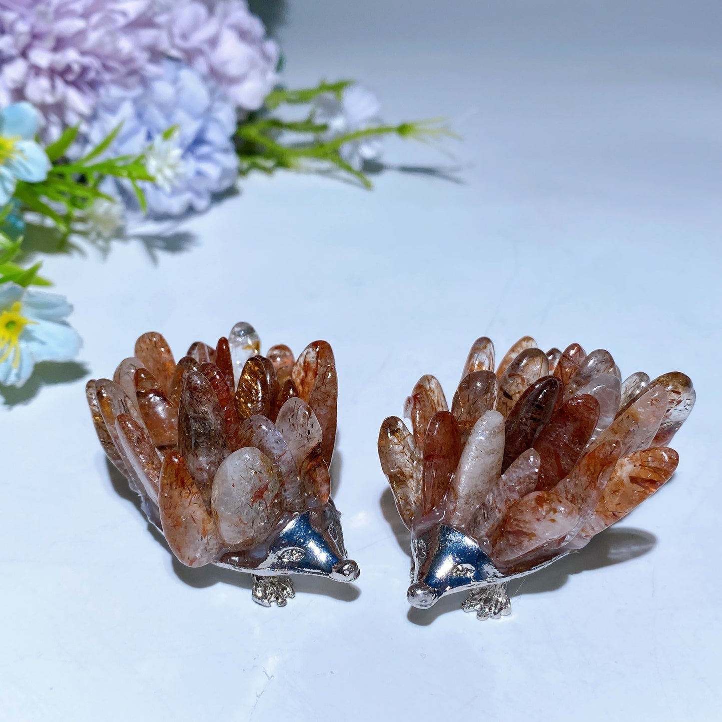 2.0" Crystal Hedgehog Free Form Crystal Healing Bulk Wholesale