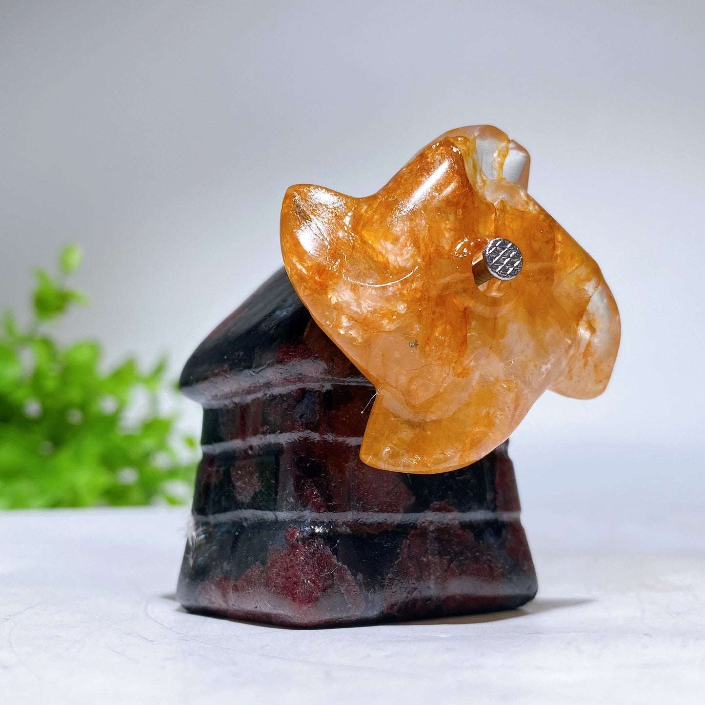 2.0" Crystal Windmill House Carving Crystal Healing Bulk Wholesale