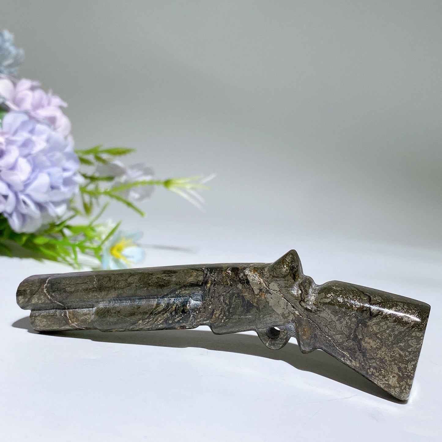 3.9" Crystal Gun Carving Crystal Healing Bulk Wholesale