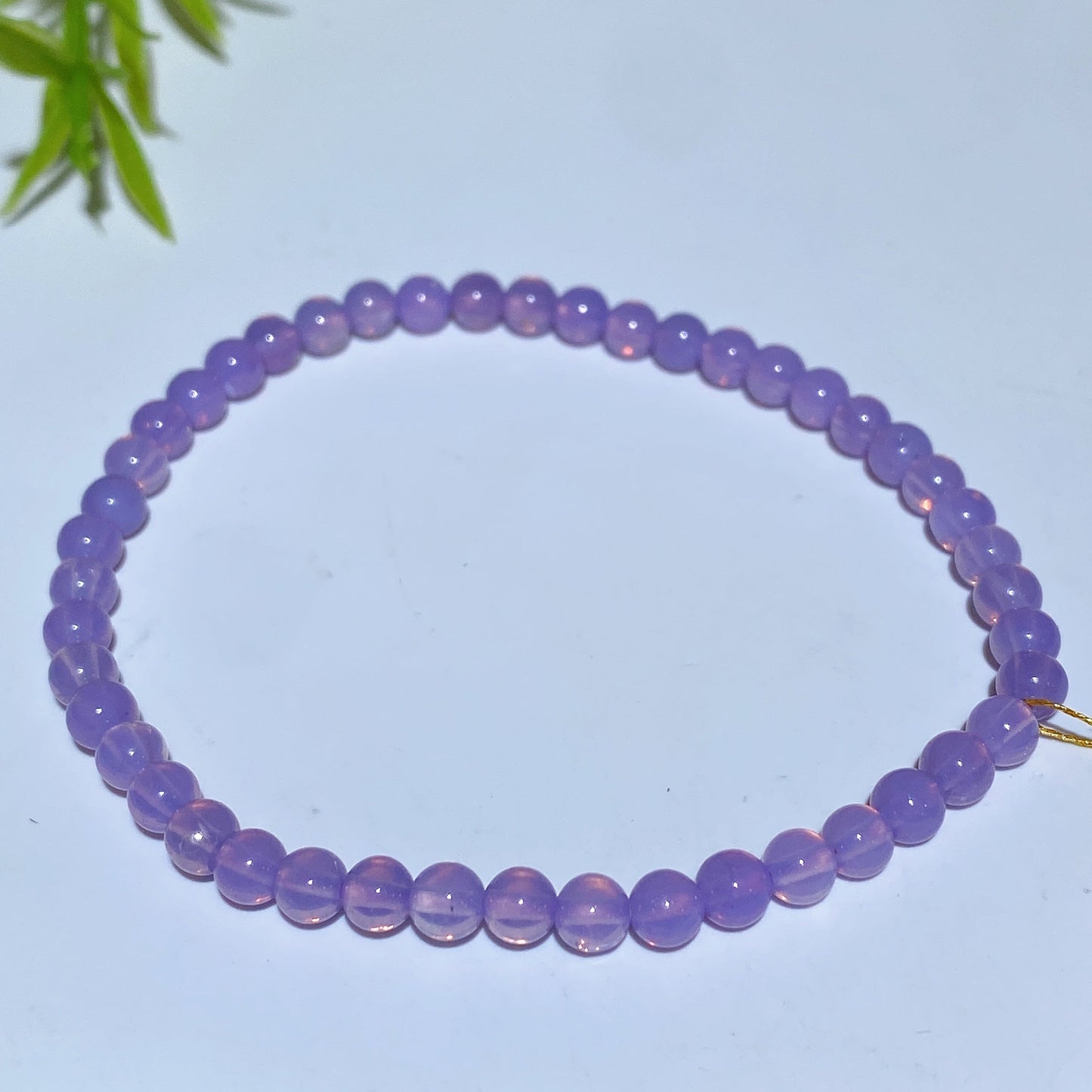 4mm Lavender Milky Amethyst Bracelet Crystal Healing Bulk Wholesale