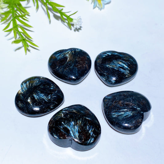 35mm Astrophylite Heart Carving Crystal Healing Bulk Wholesale