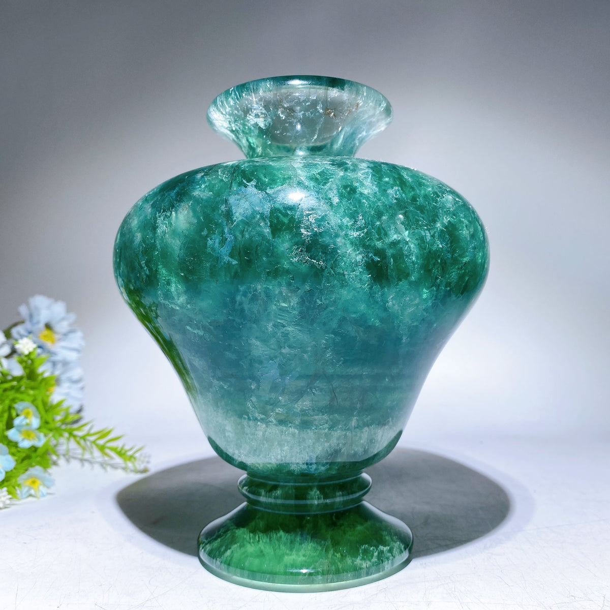 Large Fluorite Vase Carving Crystal Healing Bulk Wholesale