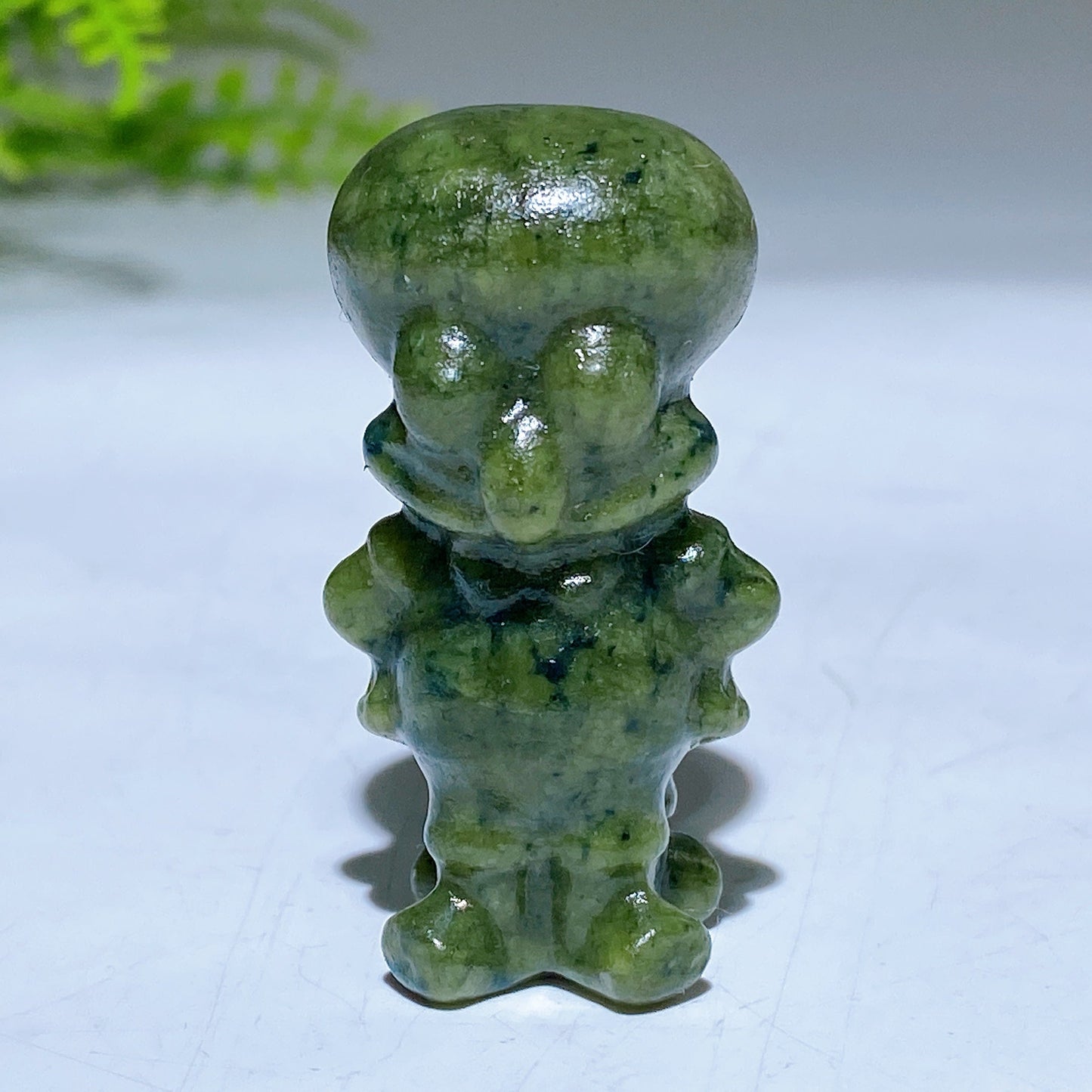 1.6" Natural Mixed Crystal SpongeBob Character Carving 5 Pieces Crystal Healing Bulk Wholesale