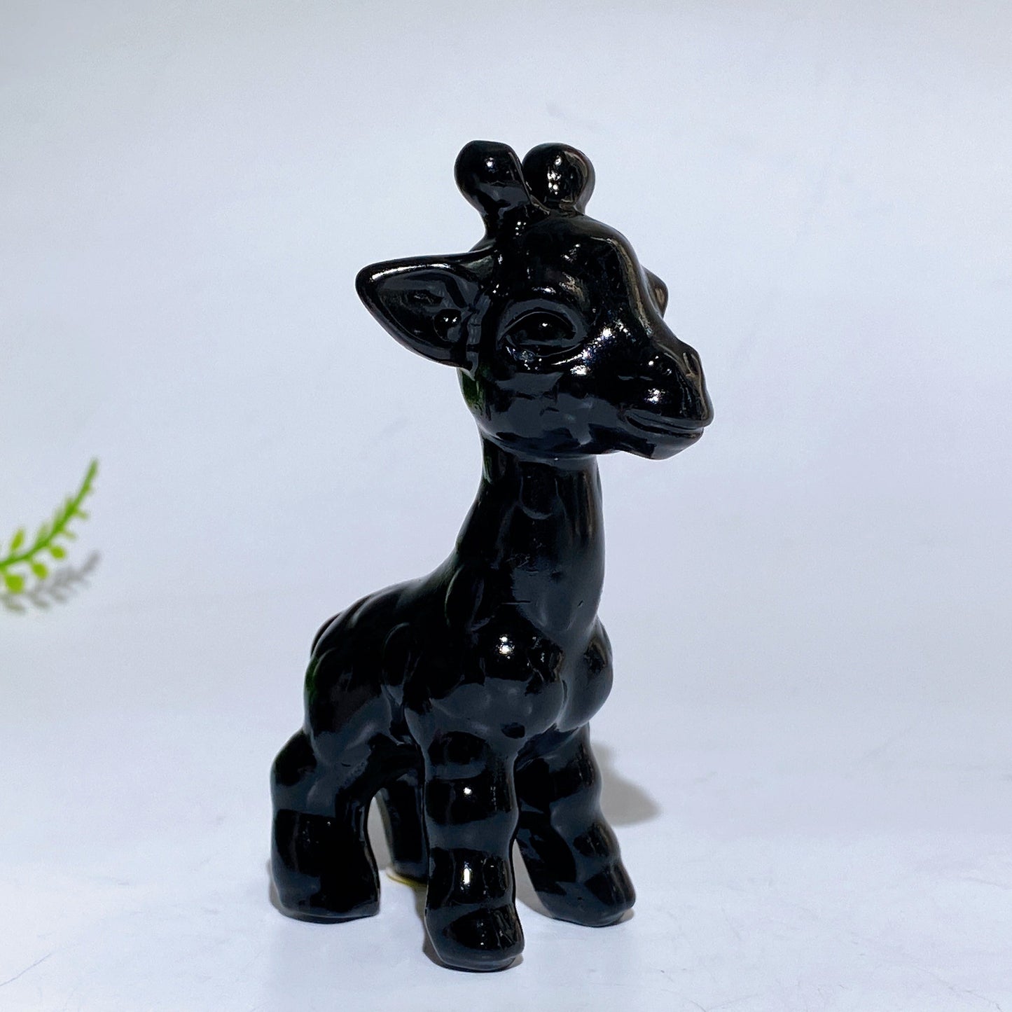 3.1" Natural Crystal Giraffe Carving Crystal Healing Bulk Wholesale