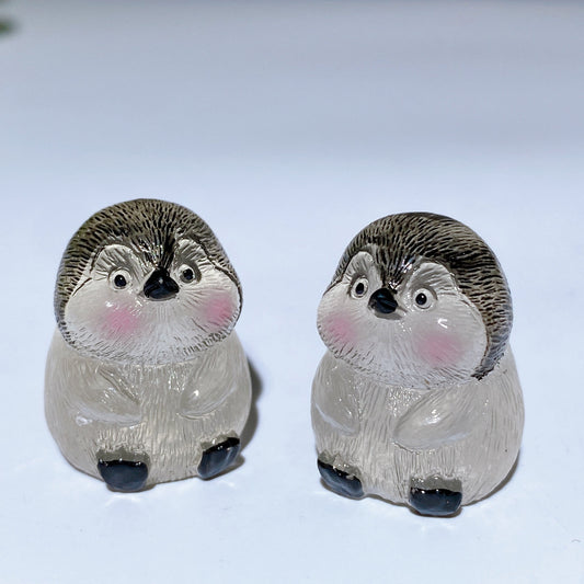 Luminous Penguin Carving 3pcs Crystal Healing Bulk Wholesale