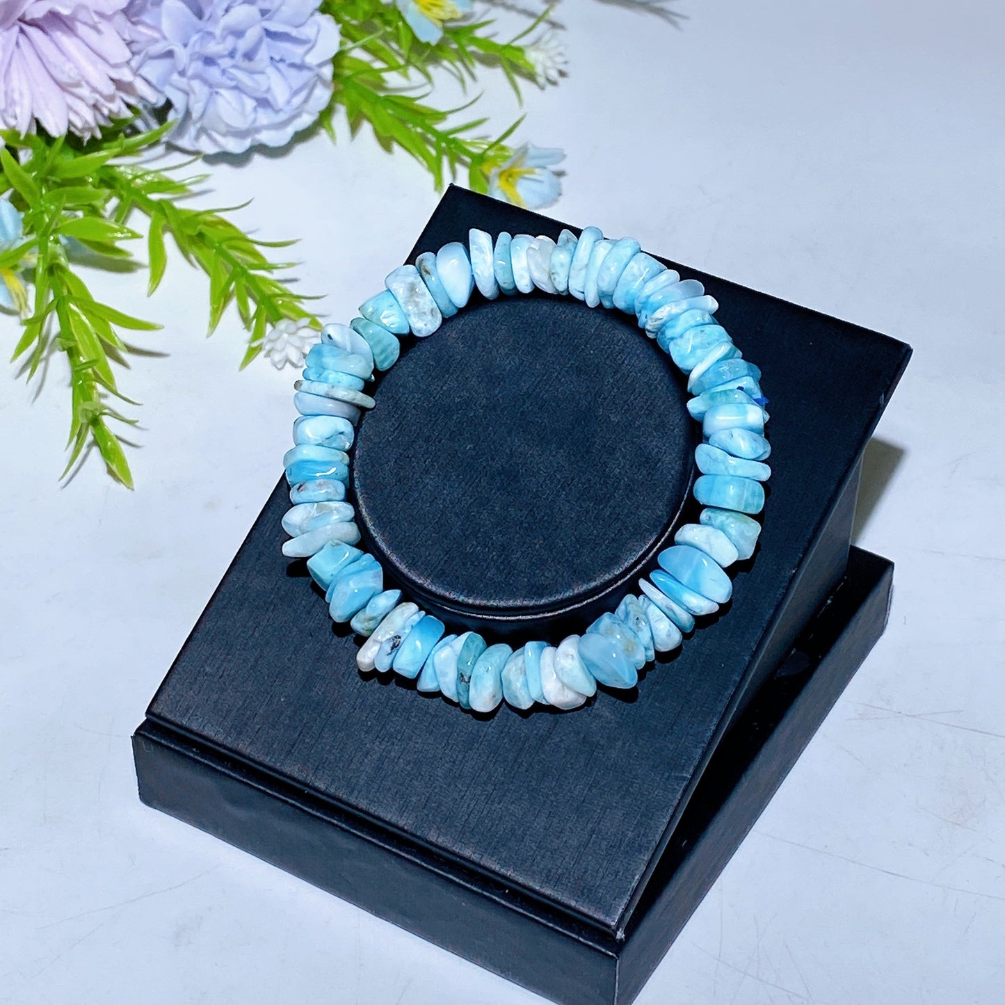 Larimar Chips Bracelet Crystal Healing Bulk Wholesale