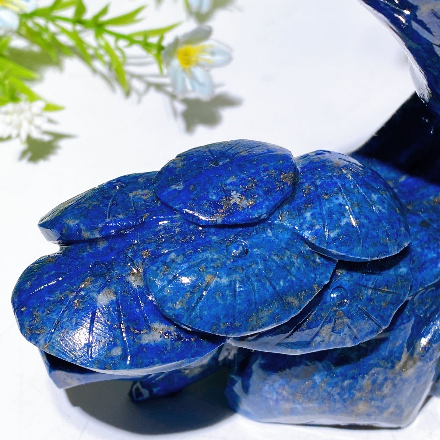 17cm Hand Carved Unique Natural Lapis Lazuli Eagle Crystal Healing Bulk Wholesale