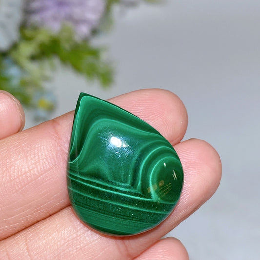 Malachite Drop Shape Cabochon for jewelry DIY Crystal Healing Bulk Wholesale