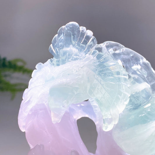 Hand Carved Fluorite Birds Gourd Pumpkin Crystal Healing Bulk Wholesale