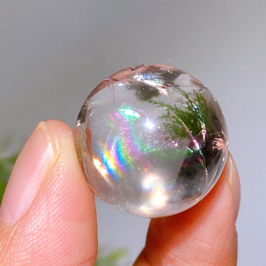 20-22mm Crack Clear Quartz Sphere Crystal Healing Bulk Wholesale