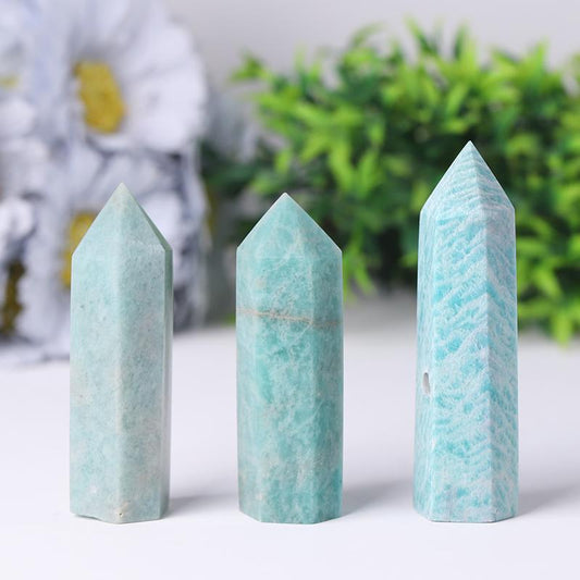 Wholesale Natural Polished Amazon Towers Points Bulk Natural Crystal Amazonite Tower Best Crystal Wholesalers