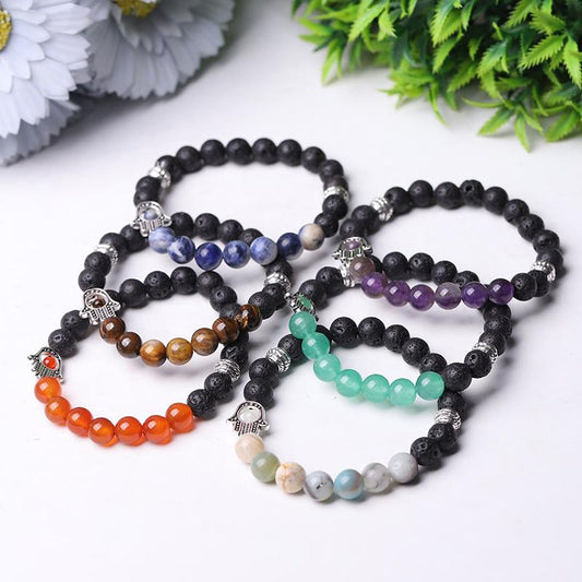 85mm Volcanic with Crystal Bracelet Best Crystal Wholesalers