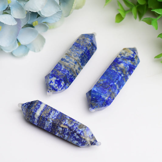 2.8" Lapis Double Terminated Crystal Points Towers Bulk Best Crystal Wholesalers