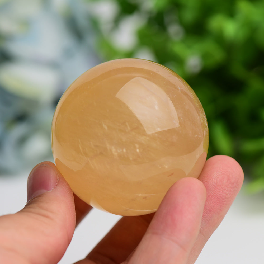 Honey Calcite Crystal Sphere Bulk Best Crystal Wholesalers