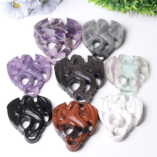 4" High Quality Dragon Crystal Carvings Animal Bulk for Decoration Best Crystal Wholesalers