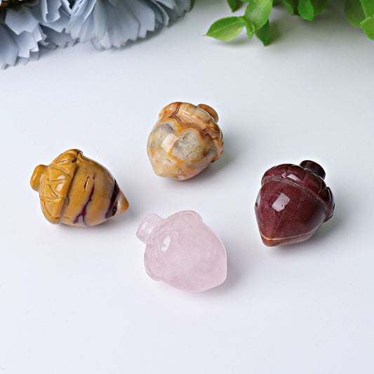 1" Hazelnut Crystal Carvings Plants Mini Bulk Best Crystal Wholesalers