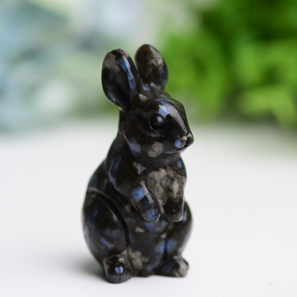 2.2" Rabbit Crystal Carving Animal Bulk Best Crystal Wholesalers