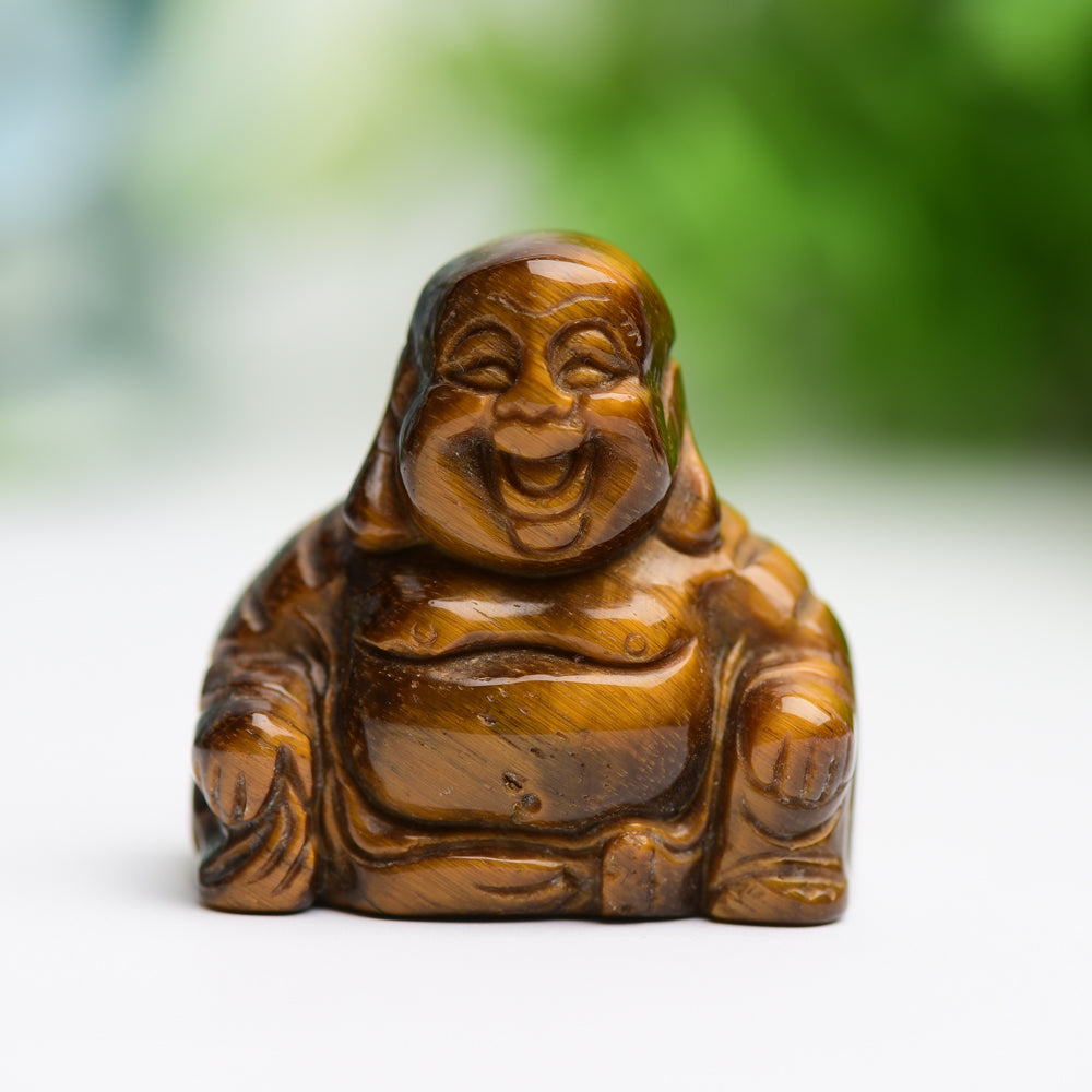 1.4" Mixed Crystal Buddha Crystal Carving Free Form Model Bulk Best Crystal Wholesalers
