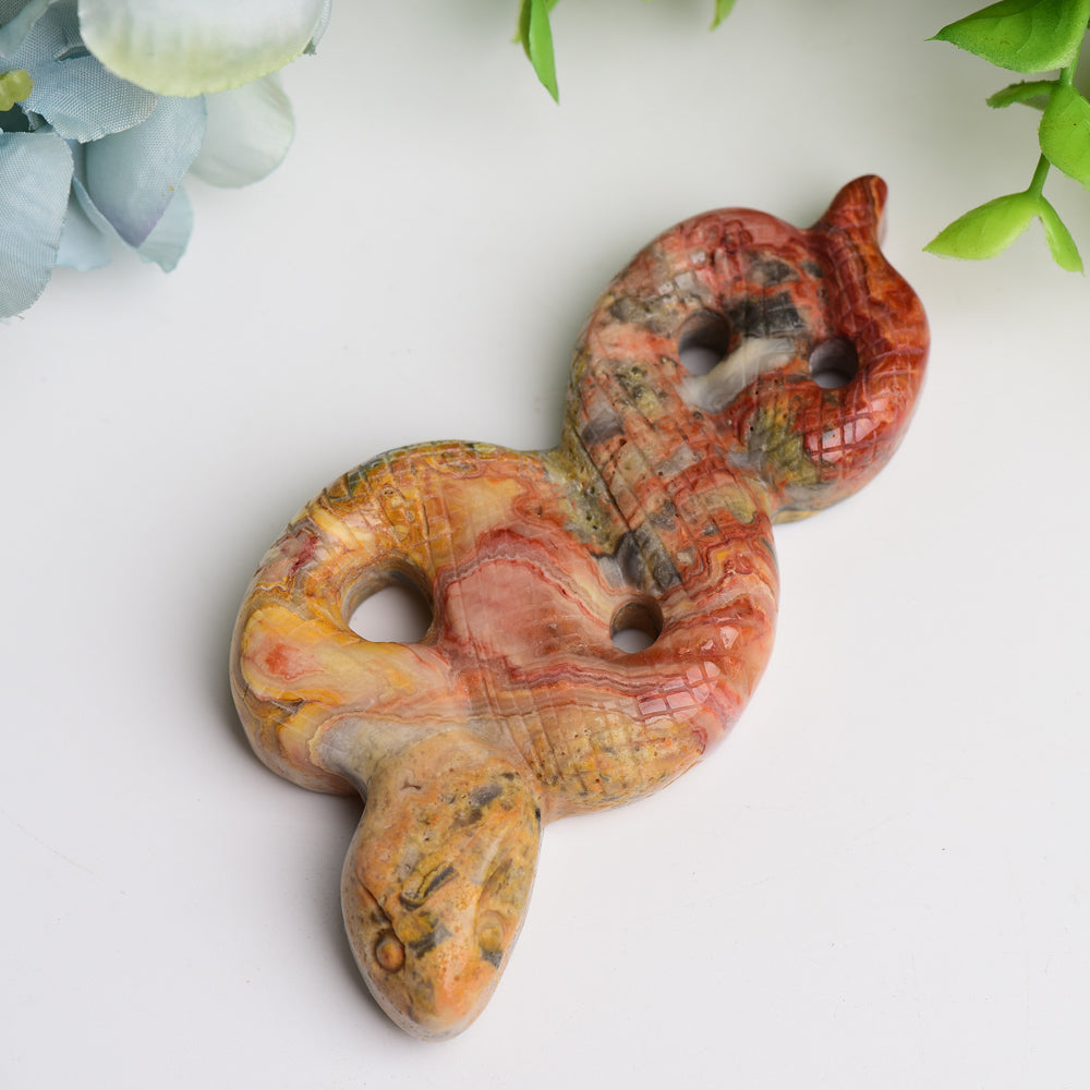4.0" Snake Crystal Carving Animal Bulk Best Crystal Wholesalers