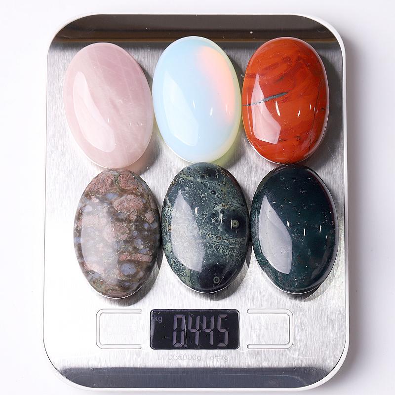 1.5*2.3" Crystal bulk tumbled stone Palm stones Best Crystal Wholesalers