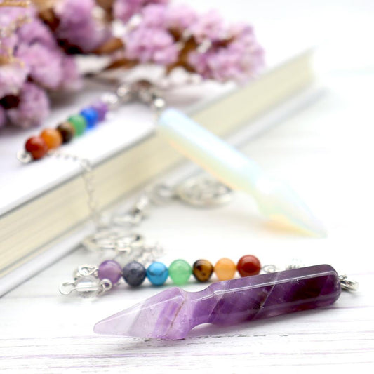 7 Chakra Healing Crystal Dowsing Pendulum Reiki Balance Meditation Jewelry Best Crystal Wholesalers