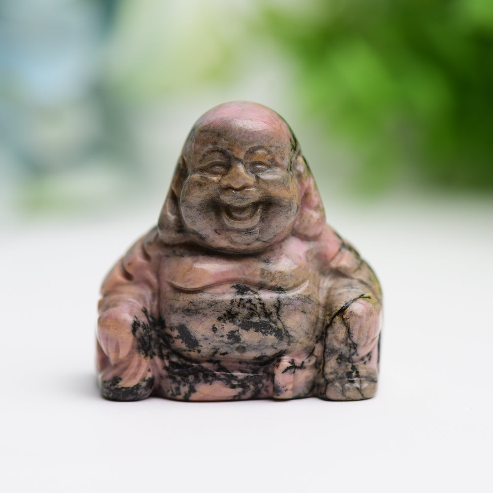 1.4" Mixed Crystal Buddha Crystal Carving Free Form Model Bulk Best Crystal Wholesalers