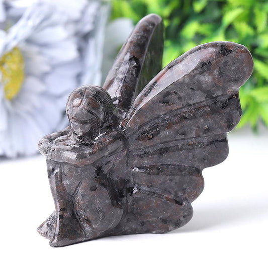 3.0" Yooperlite Fairy Crystal Carvings Best Crystal Wholesalers