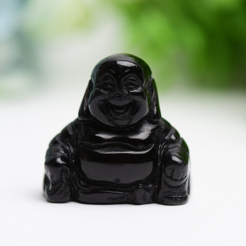 1.4" Mixed Crystal Buddha Crystal Carving Free Form Model Bulk Best Crystal Wholesalers