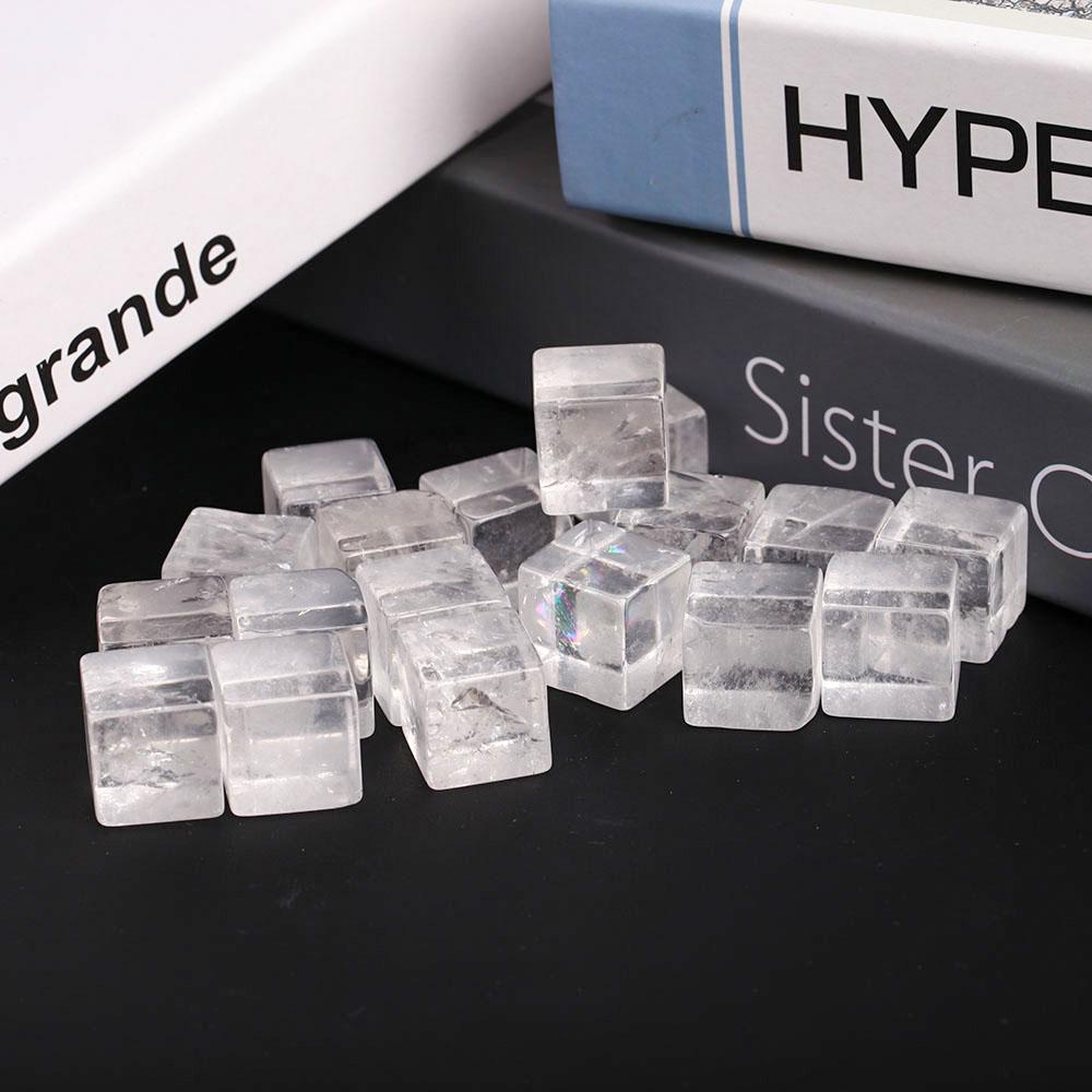 0.1kg Clear Quartz Crystal Cubes bulk tumbled stone Best Crystal Wholesalers