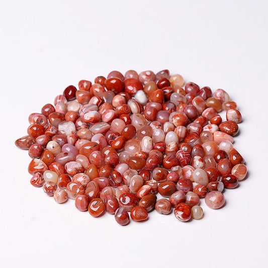 0.1kg 5-10mm High Quanlity Round Shape Carnelian Chips Best Crystal Wholesalers